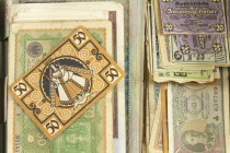 Germany - Small box banknotes Germany inflation period + some Dutch (food) coupons, etc.