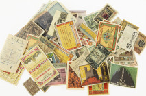 Germany - Germany - small box banknotes including inflation period + Notgeld, etc. among which Neth. Indies