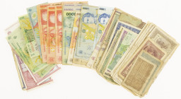 Romenia - Small box banknotes Romania 1941-2005 - Total ca. 75 pcs.