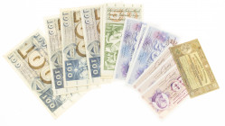 Switzerland - Small box banknotes Switzerland including 4x 50 Franken + 4x 100 Franken 60's/70's - Total 15 pcs.