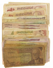 Tunisia - Small box banknotes Tunisia 1972-2005 - Total ca. 72 pcs.