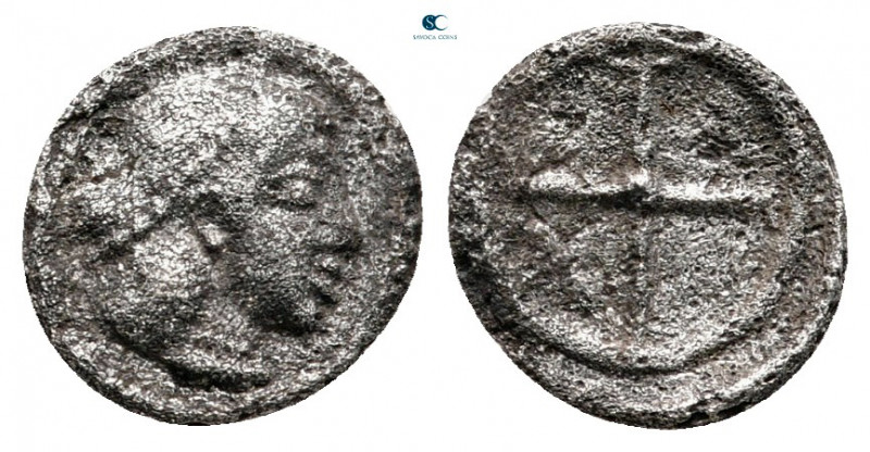 Sicily. Syracuse circa 478-466 BC. 
Litra AR

10 mm, 0,45 g



nearly ver...