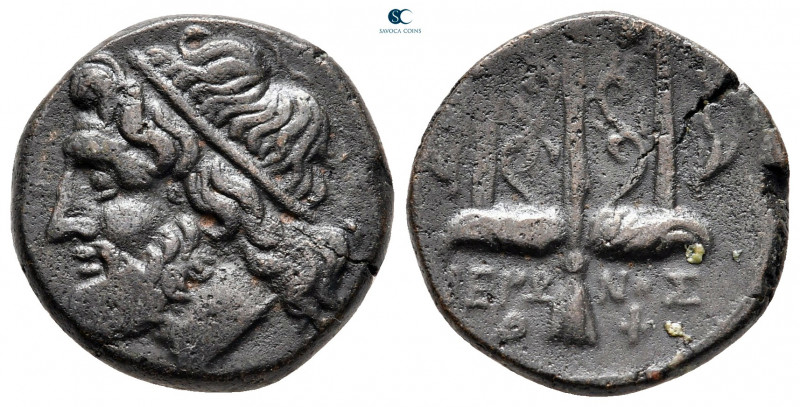 Sicily. Syracuse. Hieron II 275-215 BC. 
Bronze Æ

19 mm, 5,65 g



very ...