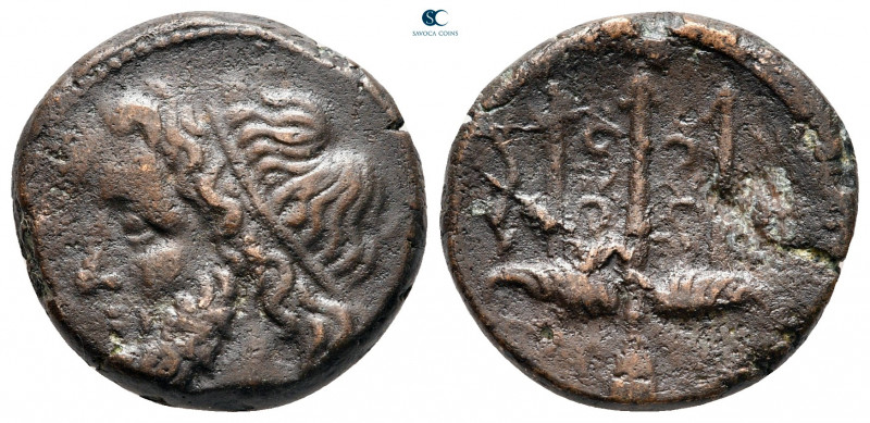 Sicily. Syracuse. Hieron II 275-215 BC. 
Bronze Æ

19 mm, 5,84 g



very ...