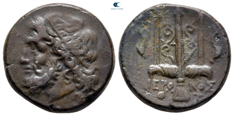 Sicily. Syracuse. Hieron II 275-215 BC. 
Bronze Æ

20 mm, 7,62 g



very ...