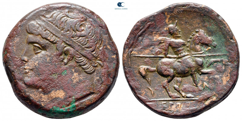 Sicily. Syracuse. Hieron II 275-215 BC. 
Bronze Æ

28 mm, 16,85 g



near...
