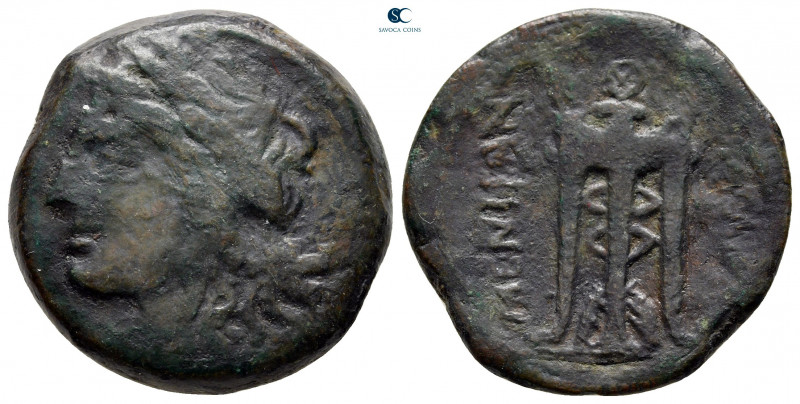 Sicily. Tauromenion circa 200-150 BC. 
Bronze Æ

24 mm, 11,51 g



very f...