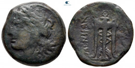 Sicily. Tauromenion circa 200-150 BC. Bronze Æ