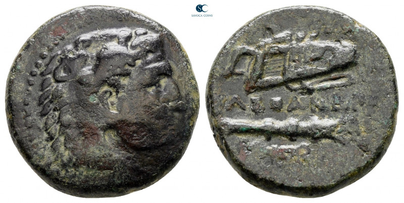 Kings of Macedon. Uncertain mint. Alexander III "the Great" 336-323 BC. 
Bronze...