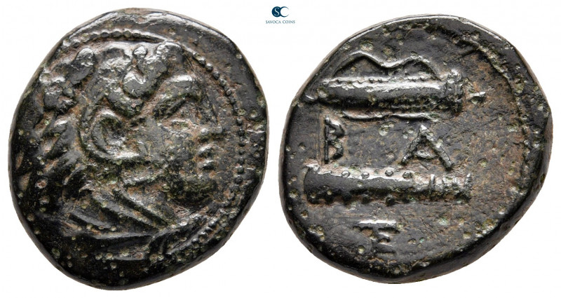 Kings of Macedon. Uncertain mint. Alexander III "the Great" 336-323 BC. 
Bronze...
