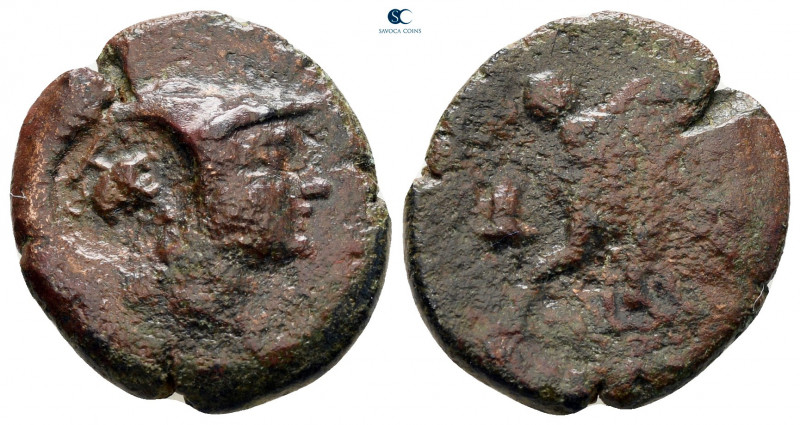 Kings of Macedon. Uncertain mint. Antigonos II Gonatas 277-239 BC. 
Bronze Æ
...