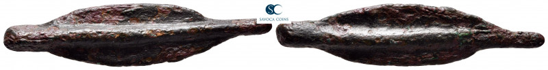 Thrace. Apollonia Pontica circa 500-400 BC. 
Cast Coinage Æ

41 mm, 3,61 g
...