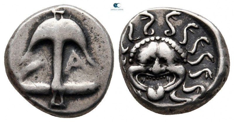 Thrace. Apollonia Pontica circa 480-450 BC. 
Drachm AR

15 mm, 3,30 g



...