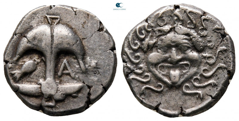 Thrace. Apollonia Pontica circa 480-450 BC. 
Drachm AR

16 mm, 3,24 g



...