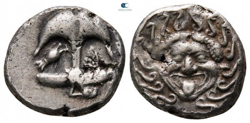 Thrace. Apollonia Pontica circa 480-450 BC. 
Drachm AR

16 mm, 3,33 g



...