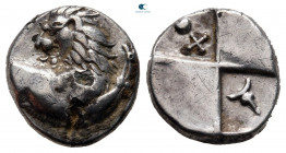The Thracian Chersonese. Chersonesos circa 386-338 BC. Fourrée Hemidrachm