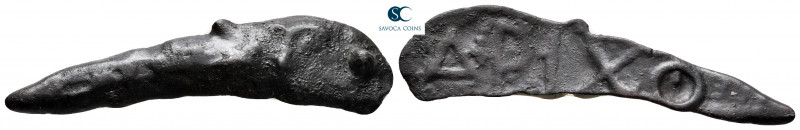 Scythia. Olbia circa 437-410 BC. 
Cast dolphin Æ

41 mm, 2,84 g



very f...
