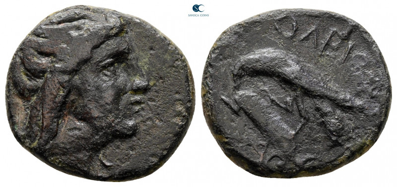 Scythia. Olbia circa 400-350 BC. 
Bronze Æ

18 mm, 4,19 g



nearly very ...