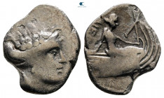 Euboea. Histiaia circa 300-100 BC. Obol AR