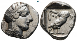 Attica. Athens circa 454-404 BC. Tetradrachm AR