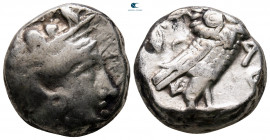 Attica. Athens circa 350-294 BC. Tetradrachm AR