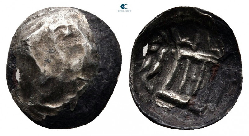 Asia Minor. Uncertain mint circa 500-450 BC. 
Tetartemorion AR

10 mm, 0,26 g...