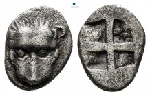 Cimmerian Bosporos. Pantikapaion circa 480-470 BC. Obol AR