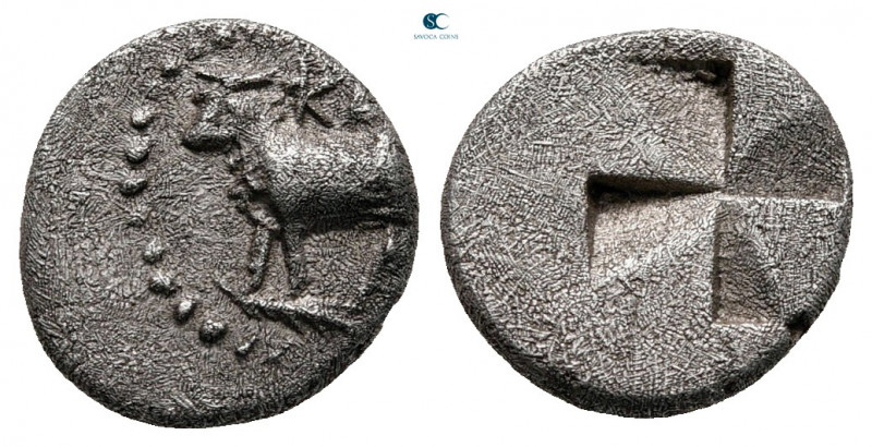 Bithynia. Kalchedon circa 357-340 BC. 
Diobol AR

11 mm, 1,14 g



very f...