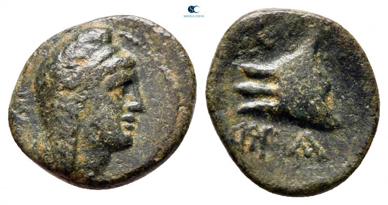 Bithynia. Kios circa 330-300 BC. 
Bronze Æ

12 mm, 1,07 g



very fine