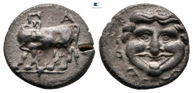 Mysia. Parion circa 400-300 BC. Hemidrachm AR