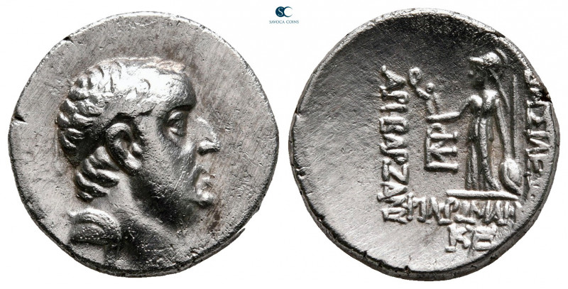 Kings of Cappadocia. Mint A (Eusebeia under Mt.Argaios). Ariobarzanes I Philorom...