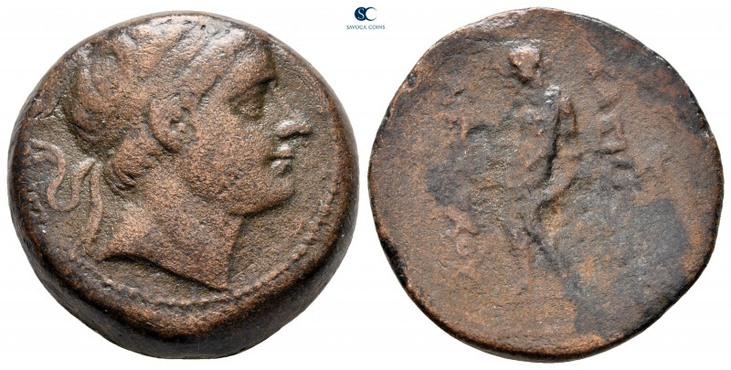 Seleukid Kingdom. Ekbatana. Antiochos III Megas 223-187 BC. 
Bronze Æ

26 mm,...