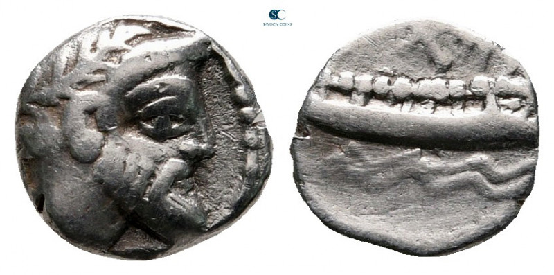 Phoenicia. Arados circa 380-350 BC. 
Obol AR

9 mm, 0,77 g



very fine