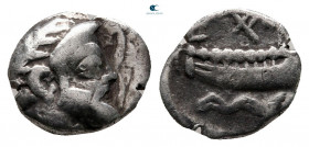 Phoenicia. Arados circa 380-350 BC. Obol AR
