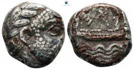Phoenicia. Arados circa 348-339 BC. Fourrée Stater