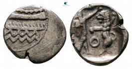 Phoenicia. Sidon. Time of Baalshallim II circa 401-366 BC. 1/16 Shekel AR