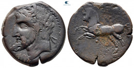Kings of Numidia. Massinissa or Micipsa 203-118 BC. Bronze Æ