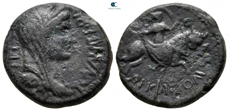 Macedon. Amphipolis. Livia, wife of Augustus AD 14-29. 
Bronze Æ

22 mm, 6,33...