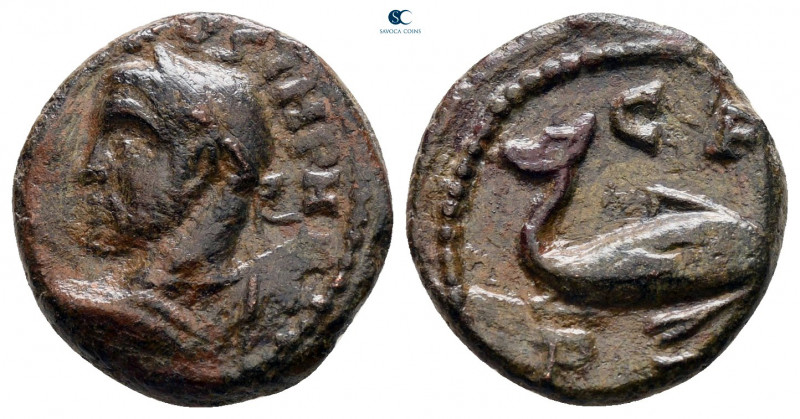 Thrace. Deultum. Philip I Arab AD 244-249. 
Bronze Æ

16 mm, 2,71 g



ne...