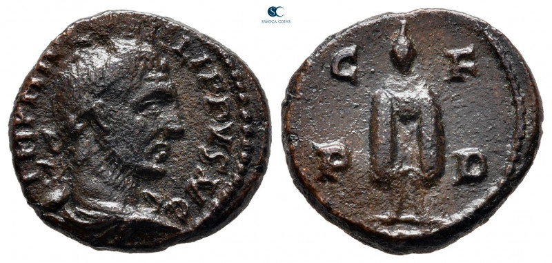 Thrace. Deultum. Philip I Arab AD 244-249. 
Bronze Æ

17 mm, 3,26 g



ve...