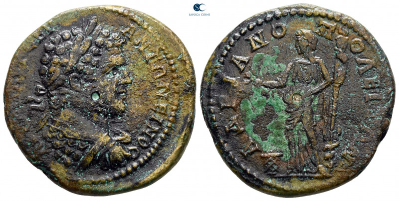 Thrace. Hadrianopolis. Caracalla as Caesar AD 196-198. 
Bronze Æ

29 mm, 12,3...