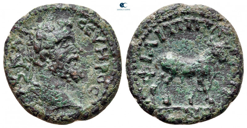 Thrace. Philippopolis. Septimius Severus AD 193-211. 
Bronze Æ

20 mm, 4,31 g...