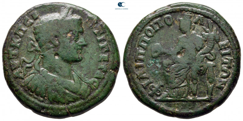 Thrace. Philippopolis. Geta AD 198-211. 
Bronze Æ

31 mm, 18,24 g



near...