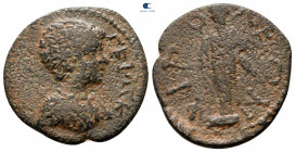 Arkadia. Phialea-Phigaleia. Geta AD 198-211. Bronze Æ