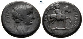 Phrygia. Hierapolis. Nero with Tiberius AD 54-68. Bronze Æ