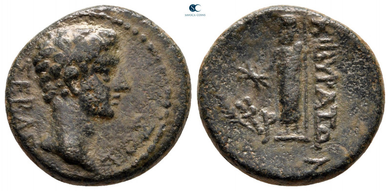 Phrygia. Kibyra. Augustus 27 BC-AD 14. 
Bronze Æ

20 mm, 5,71 g



nearly...