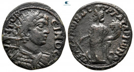 Phrygia. Peltai. Caracalla AD 198-217. Bronze Æ