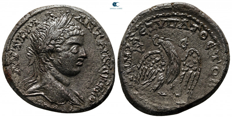 Seleucis and Pieria. Antioch. Elagabal AD 218-222. 
Billon-Tetradrachm

27 mm...