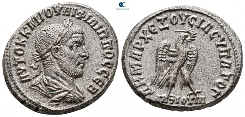 Seleucis and Pieria. Antioch. Philip I Arab AD 244-249. 
Billon-Tetradrachm

...