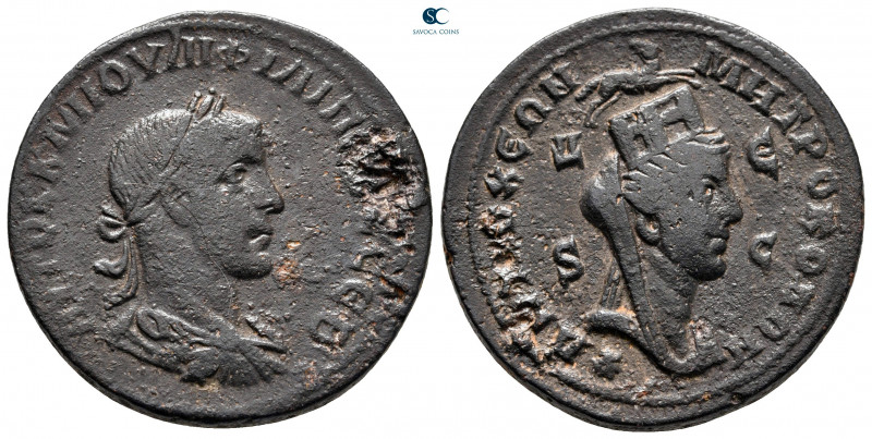 Seleucis and Pieria. Antioch. Philip II AD 247-249. 
Bronze Æ

30 mm, 15,99 g...